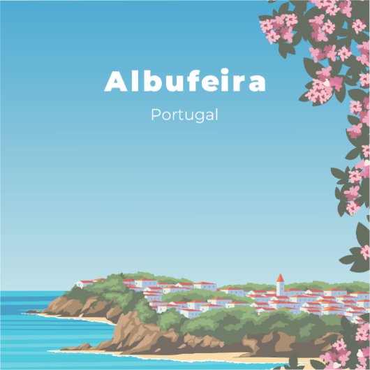Albufeira Aufkleber (Vorderseite)