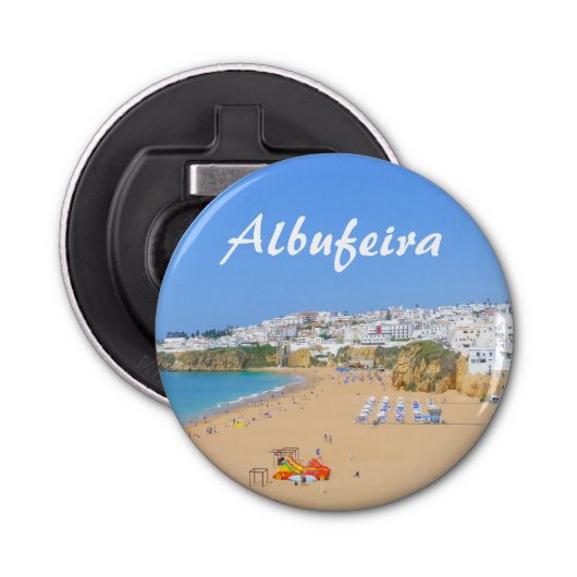 Albufeira in Portugal Algarve Souvenir Flaschenöffner (Vorderseite)