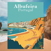 Albufeira, Portugal Postkarte