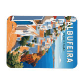Albufeira Portugal Reisen Vintag Magnet (Horizontal)