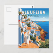 Albufeira Portugal Reisen Vintag Postkarte (Vorne/Hinten)