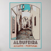 Albufeira Stadt Algarve Portugal Poster (Vorne)