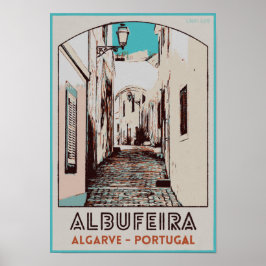 Albufeira Stadt Algarve Portugal Poster