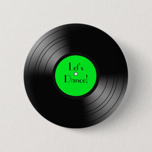 Album aufnehmen Let's Dance Novelty Gastgeschenke Button