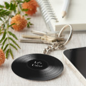 Album aufnehmen Let's Dance Novelty Schlüsselanhänger (Seite)