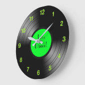 Album aufnehmen Let's Dance Novelty Zwölf Zahlen Große Wanduhr (Winkel)