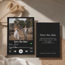 Album Cover Foto Music Player Song Save the Date