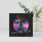 Album Cover Unique Music Wedding Save the Date (Stehend Vorderseite)