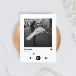 Album Cover Viral Music Save the Date Ankündigungspostkarte