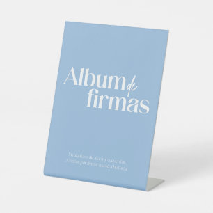 Album de firmas parda sockelschild