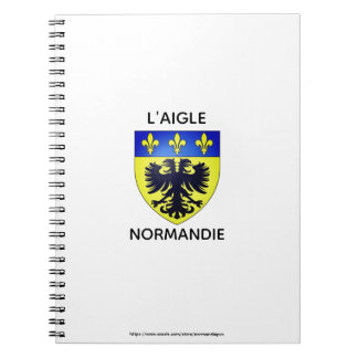 Album Fotos mit dem Wappen von L'Aigle - Normandie Notizblock