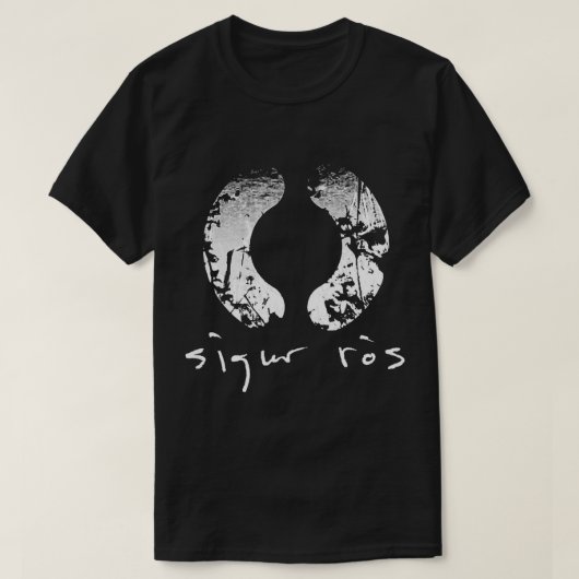 ALBUM LOGO Sigur Ros Sticker T-Shirt (Design vorne)