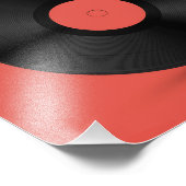Album, Vinyl Record, Musikposter Fotodruck (Ecke)