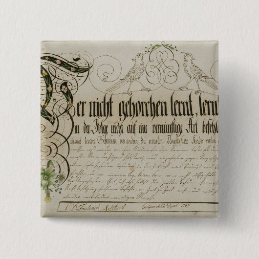 Albumblatt, 1789 button (Vorderseite)