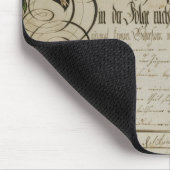 Albumblatt, 1789 mousepad (Ecke)