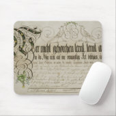 Albumblatt, 1789 mousepad (Mit Mouse)