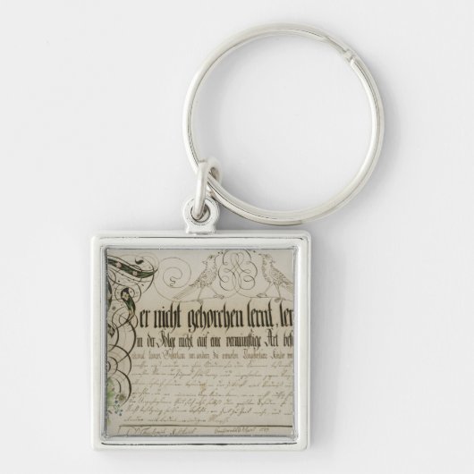 Albumblatt, 1789 schlüsselanhänger (Vorne)