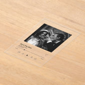 Albumdecke Save the Date Acryleinladungen (Ablage )