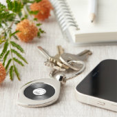 Albumnamen aufnehmen Datum Gastgeschenk Hochzeit Schlüsselanhänger (Seite)