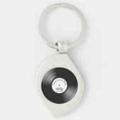 Albumnamen aufnehmen Datum Gastgeschenk Hochzeit Schlüsselanhänger (Vorderseite)