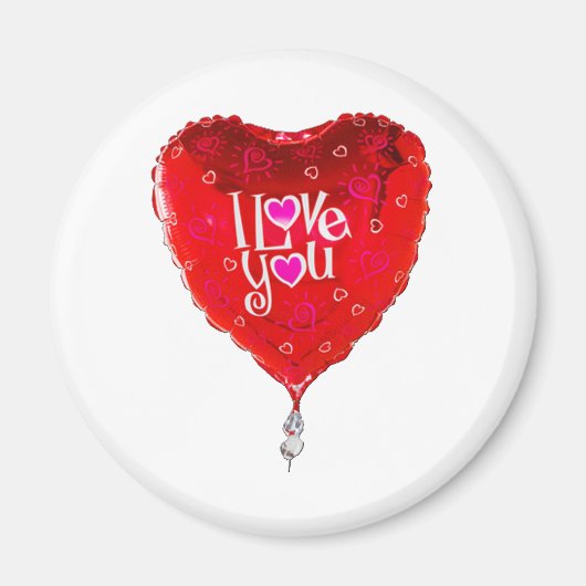 Albuquerballon in Liebe Sie Magnet (Vorne)