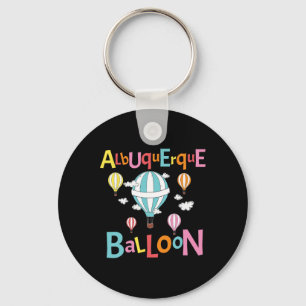 Albuquerque Ballon New Mexico Heißluftballon Schlüsselanhänger