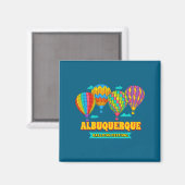 Albuquerque Ballonfest New Mexico Fiesta Magnet (Vorderseite/Rückseite)