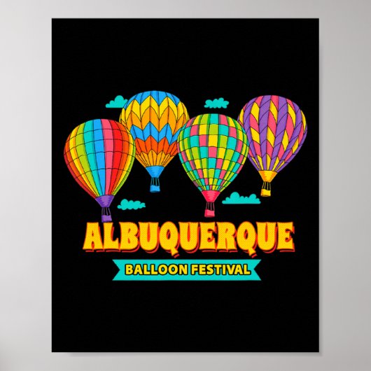 Albuquerque Ballonfest New Mexico Fiesta Poster (Vorne)