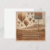 Albuquerque Ballonfest Reise-Schreibwaren (Vorne/Hinten)