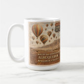 Albuquerque Balloon Festival Kaffee Geschenk Stil Kaffeetasse (Links)