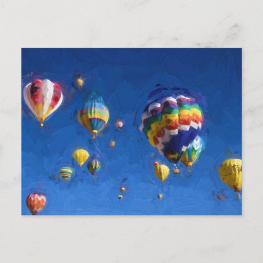 Albuquerque Balloon Festival Postkarte (Vorderseite)