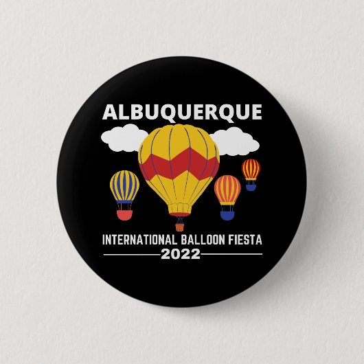 Albuquerque Balloon Fiesta 2022 Button (Vorderseite)