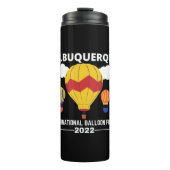 Albuquerque Balloon Fiesta 2022 Thermosbecher (Vorderseite)