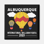 Albuquerque Balloon Fiesta 2023 T - Shirt Magnet (Vorne)