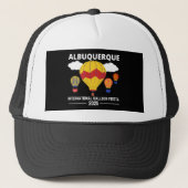 Albuquerque Balloon Fiesta 2025 T - Shirt Truckerkappe (Vorderseite)