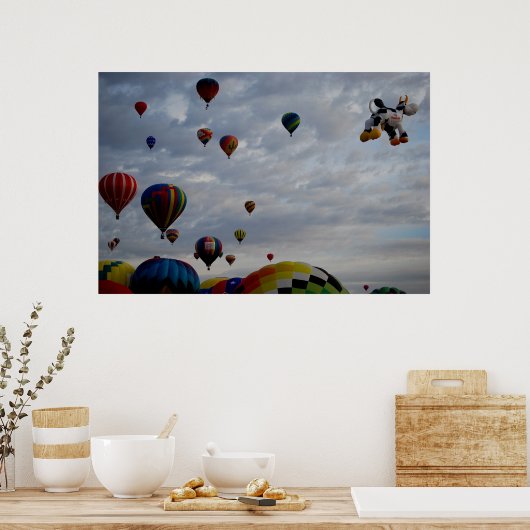Albuquerque Balloon Fiesta 2 Poster (Küche)