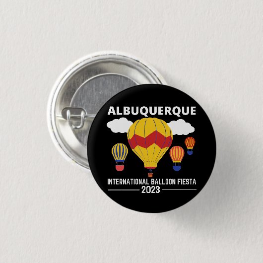 Albuquerque Balloon Fiesta Button (Vorne & Hinten)