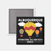 Albuquerque Balloon Fiesta Magnet (Vorderseite/Rückseite)