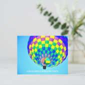 ALBUQUERQUE BALLOON FIESTA POSTCARD POSTKARTE (Stehend Vorderseite)