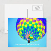 ALBUQUERQUE BALLOON FIESTA POSTCARD POSTKARTE (Vorne/Hinten)