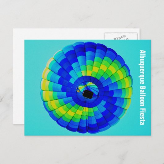 ALBUQUERQUE BALLOON FIESTA POSTCARD POSTKARTE (Vorne/Hinten)