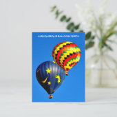 ALBUQUERQUE BALLOON FIESTA POSTCARD POSTKARTE (Stehend Vorderseite)