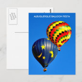 ALBUQUERQUE BALLOON FIESTA POSTCARD POSTKARTE (Vorne/Hinten)
