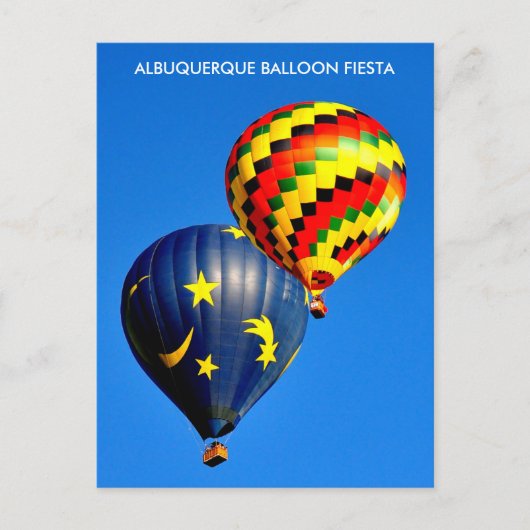 ALBUQUERQUE BALLOON FIESTA POSTCARD POSTKARTE (Vorderseite)