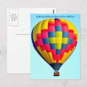 ALBUQUERQUE BALLOON FIESTA POSTCARD POSTKARTE (Vorne/Hinten)