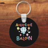 Albuquerque Balloon New Mexico Hot Air Balloon Schlüsselanhänger (Vorderseite)
