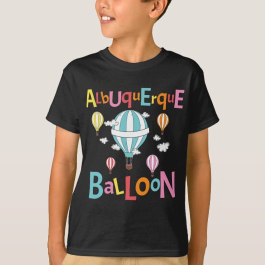 Albuquerque Balloon New Mexico Hot Air Balloon T-Shirt (Vorderseite)