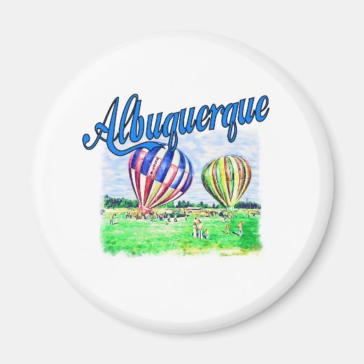 Albuquerque Balloons Magnet (Vorne)