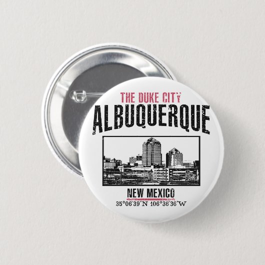 Albuquerque Button (Vorne & Hinten)