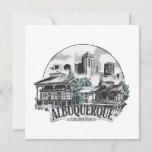 Albuquerque City New Mexico USA Einladung